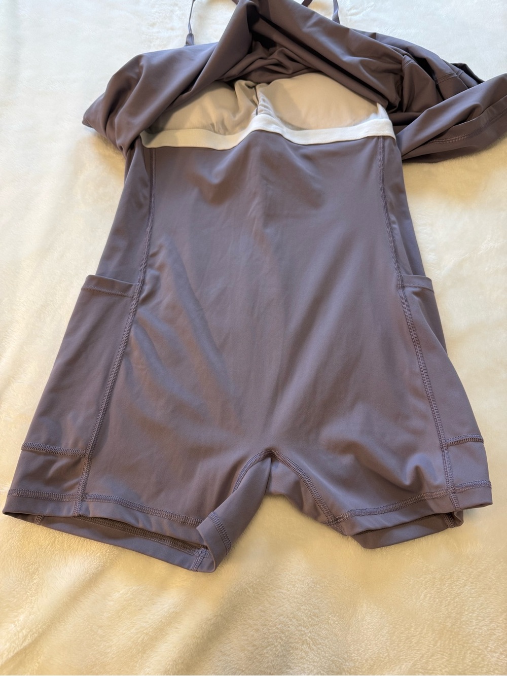 IUGA Mauve Athletic Dress with Built In Shorts Pockets Tennis Golf - Picture 5 of 13